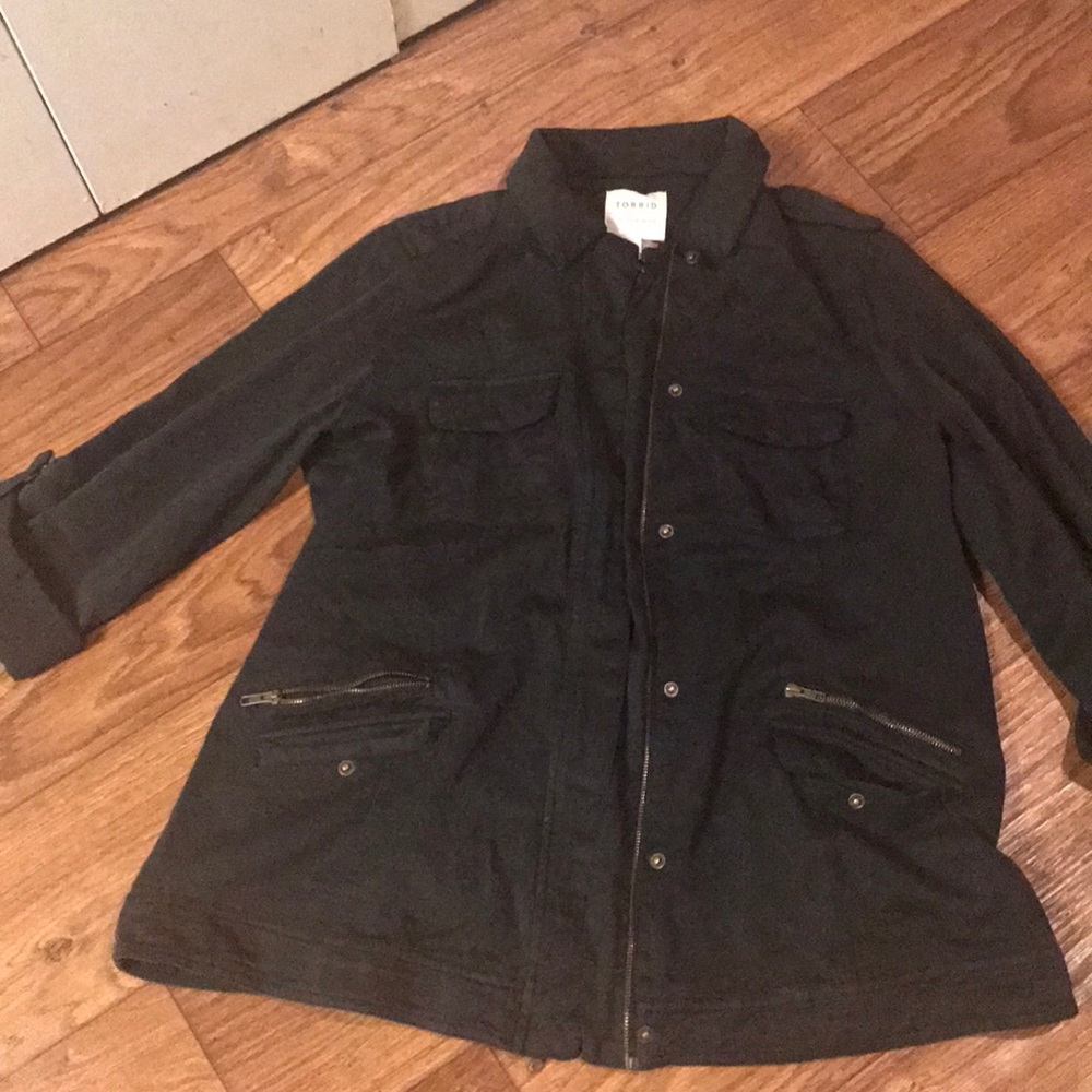 Torrid embroidered jacket size 1